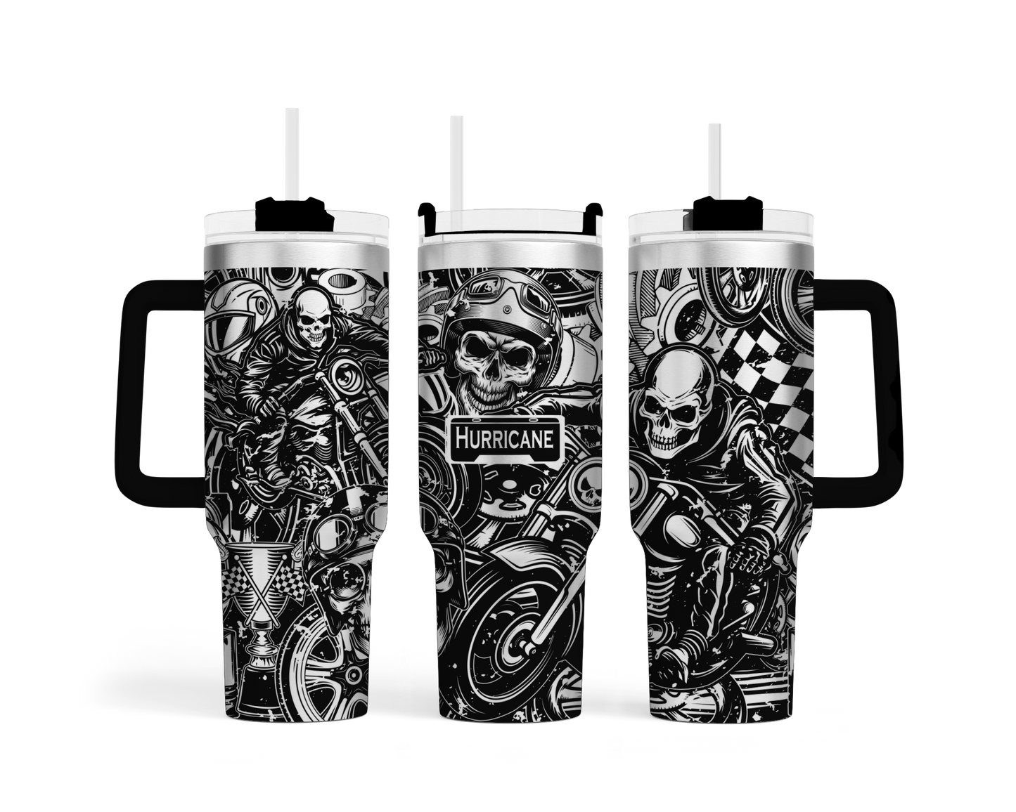 Custom Hydrojug 40 Oz traveler Black