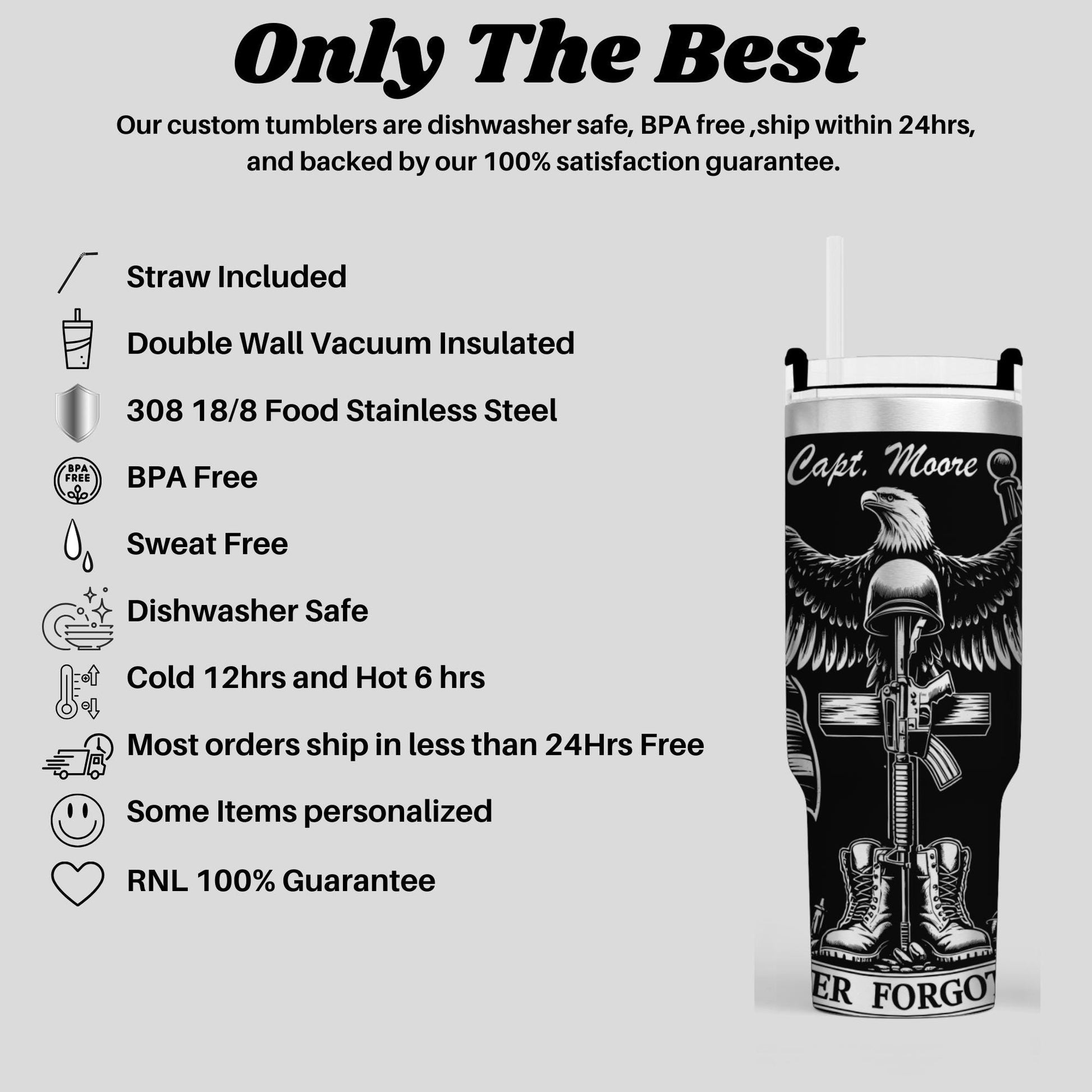 a black and white advertisement with a picture of an eagle on it