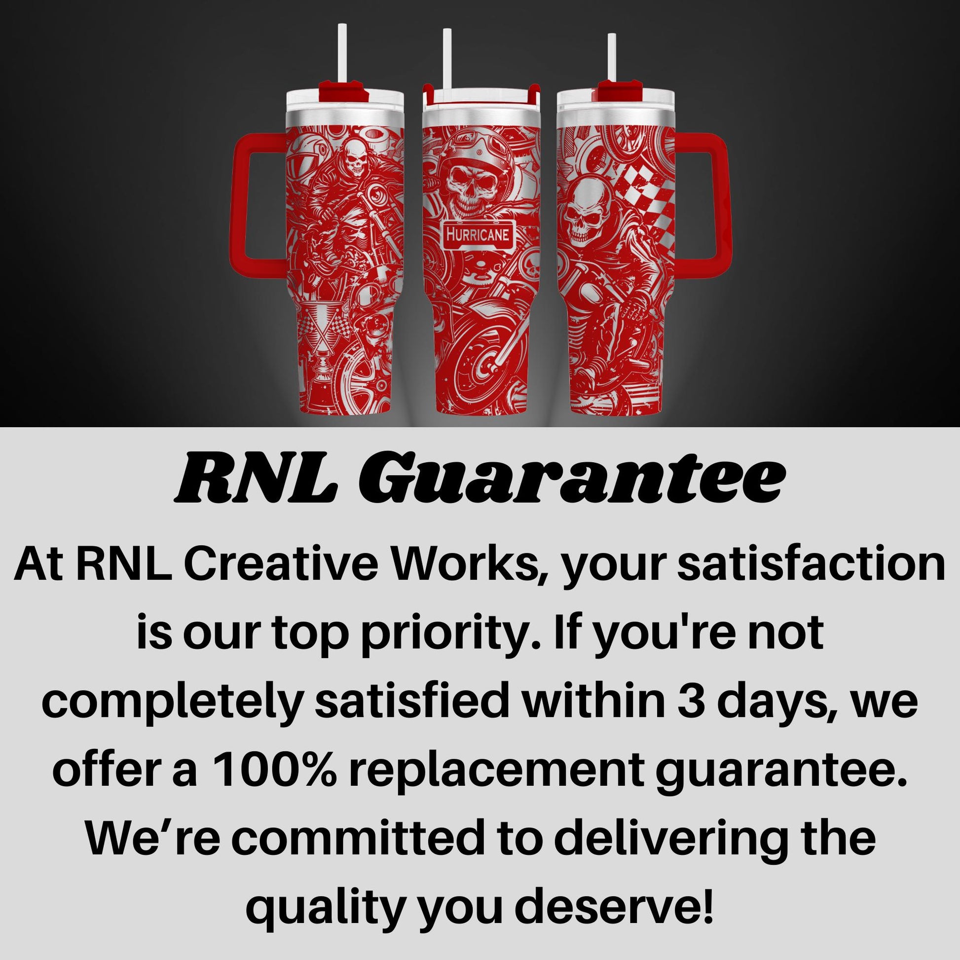 two red mugs sitting next to each other