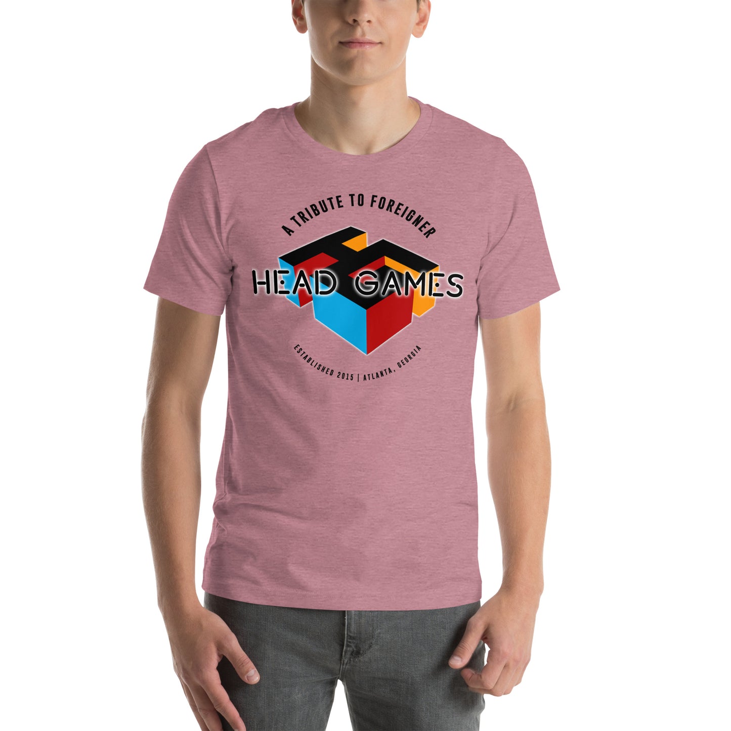 Unisex t-shirt Head Games - A Tribute Band