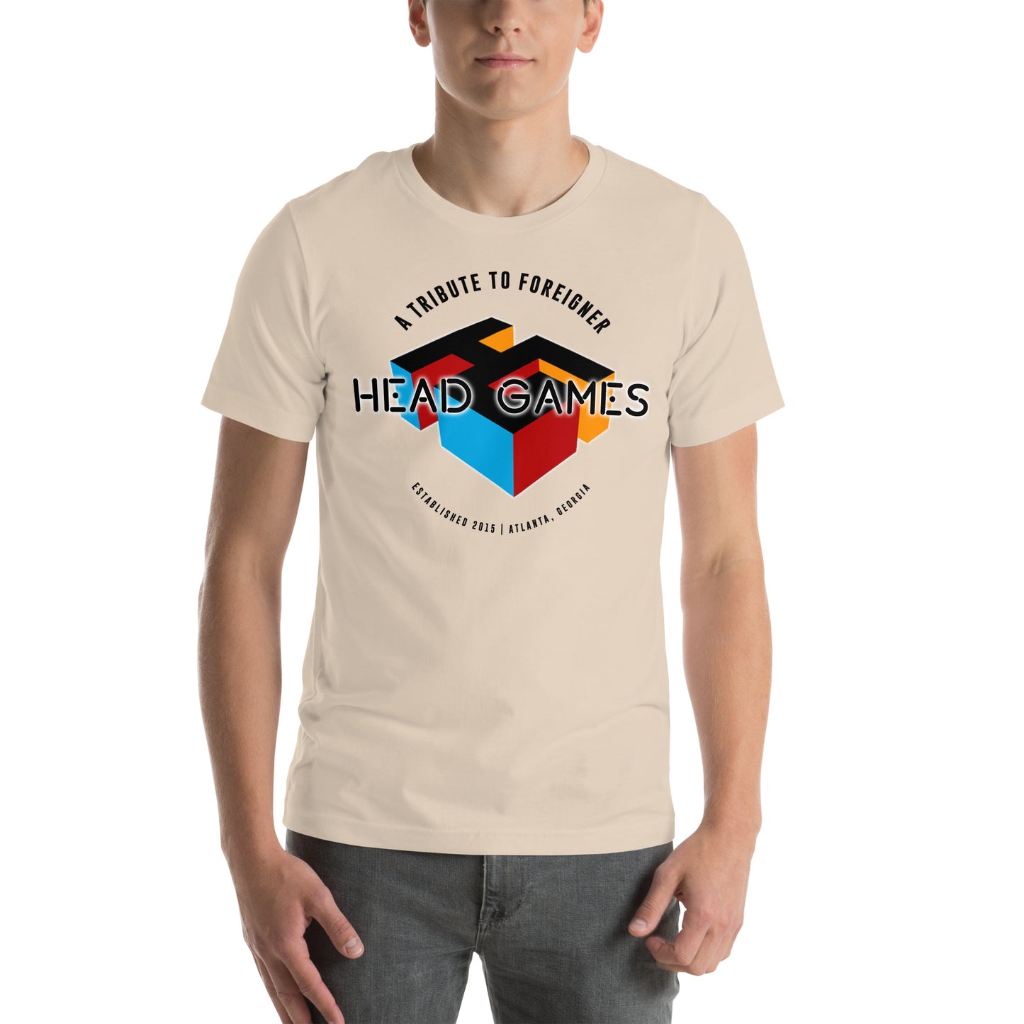 Unisex t-shirt Head Games - A Tribute Band