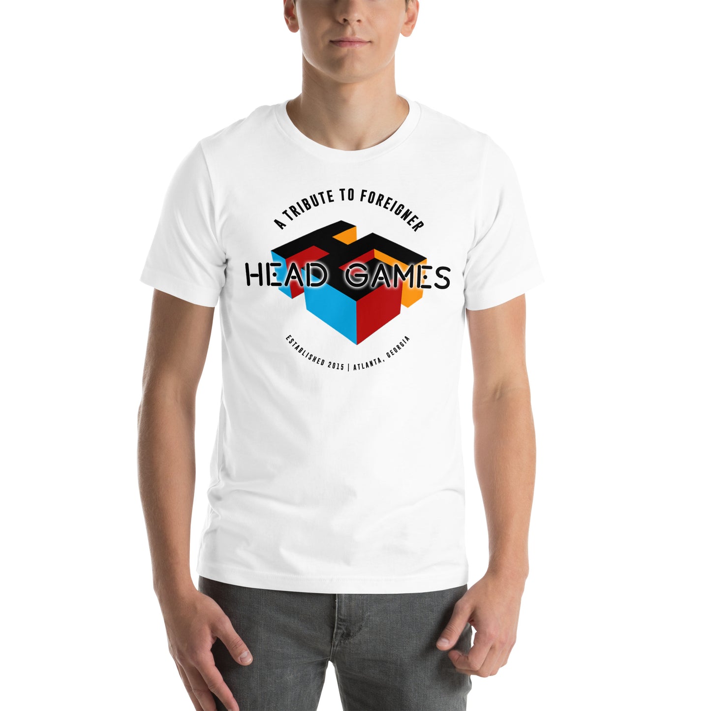 Unisex t-shirt Head Games - A Tribute Band