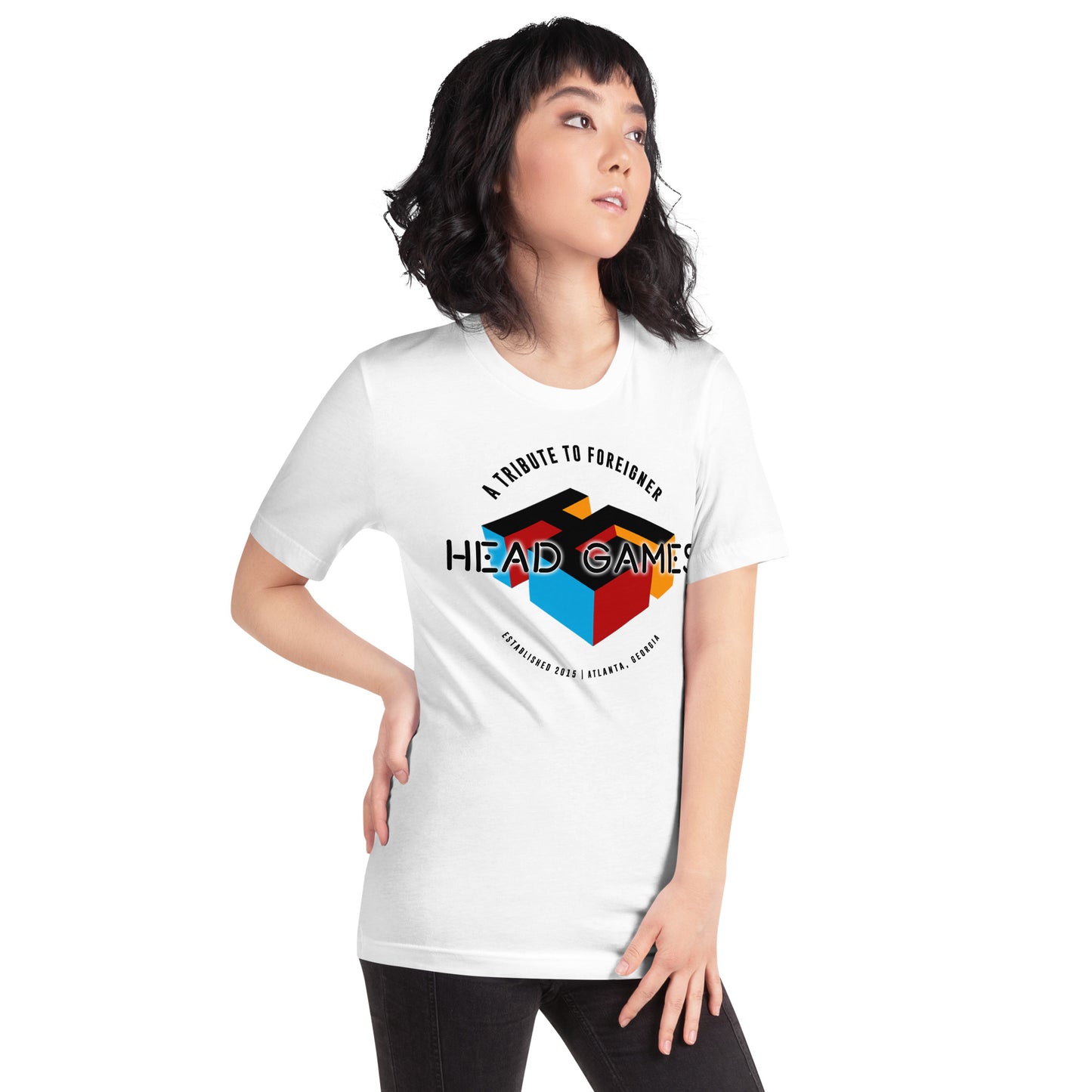 Unisex t-shirt Head Games - A Tribute Band