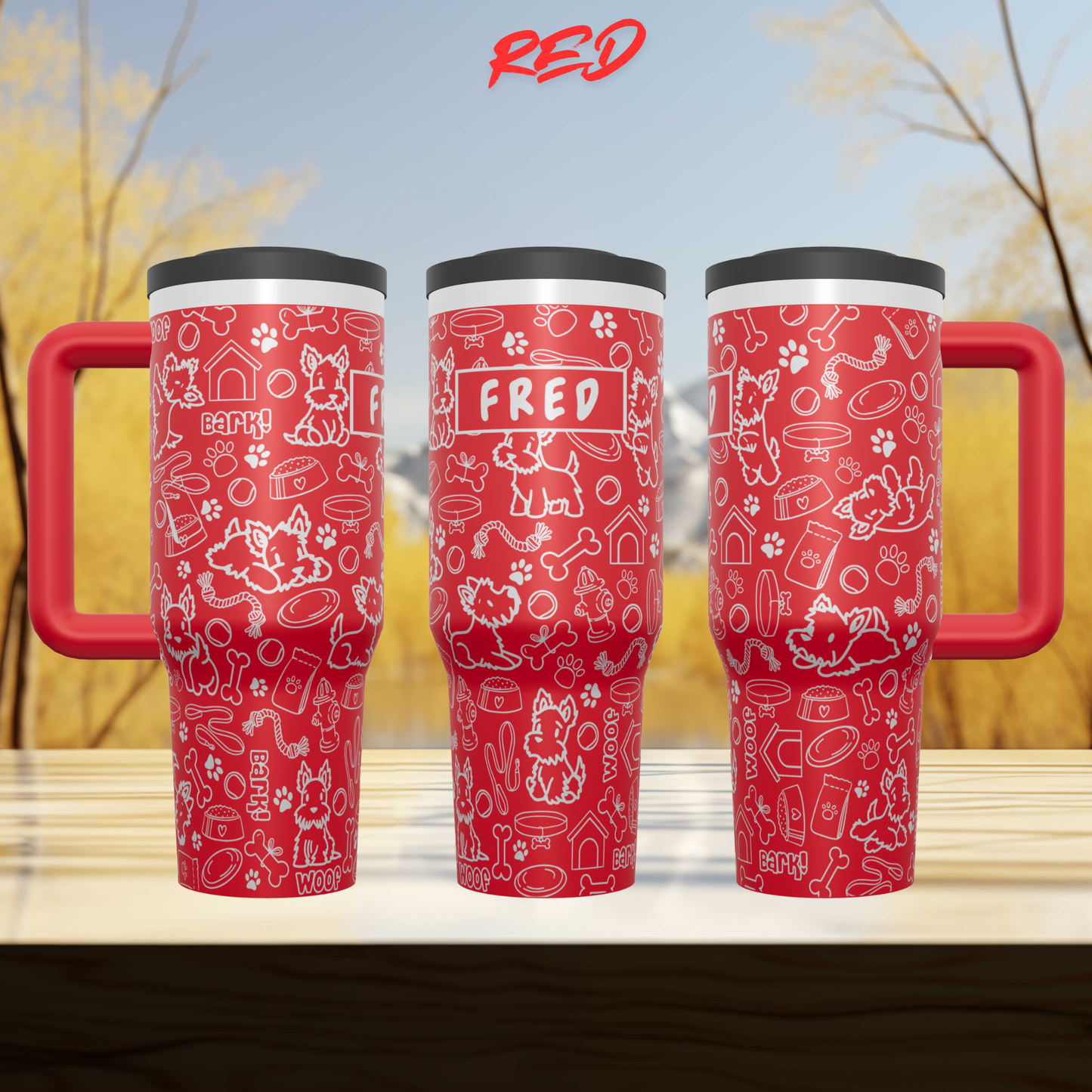 Scottish Terrier Personalized  Tumbler, Laser Engraved Cup, Scottie Dog Gift, Dog Mom Gift, Custom Name Insulated Tumbler