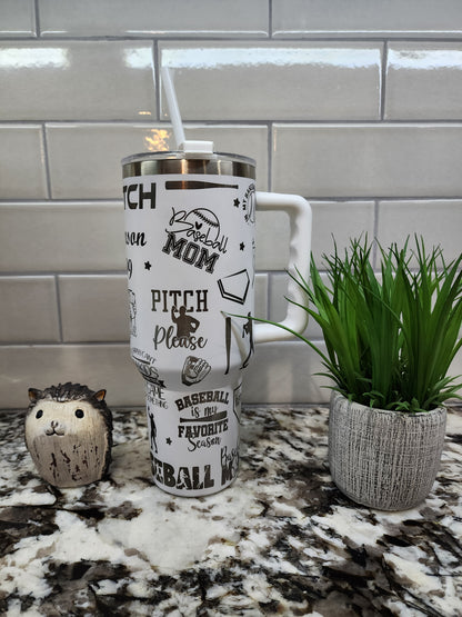 40oz Klutch Team Tumbler with Handle