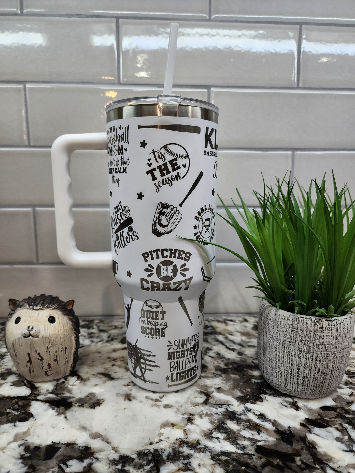 40oz Klutch Team Tumbler with Handle