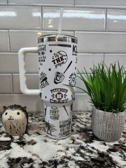 40oz Klutch Team Tumbler with Handle