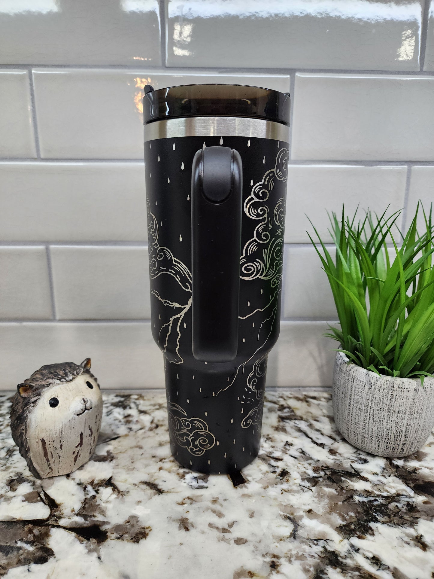 40oz Engraved "I Am The Storm" Tumbler: Empowerment Edition