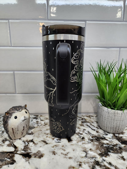 40oz Engraved "I Am The Storm" Tumbler: Empowerment Edition