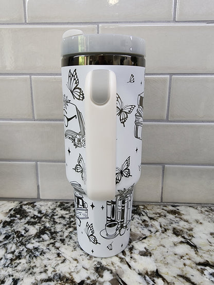 One More Chapter 40oz Engraved Tumbler - The Perfect Companion for Book Lovers