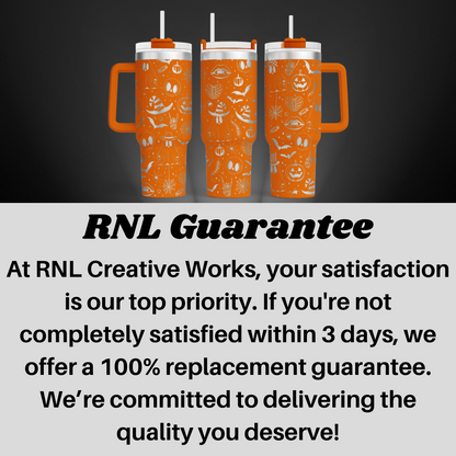 three orange mugs sitting next to each other