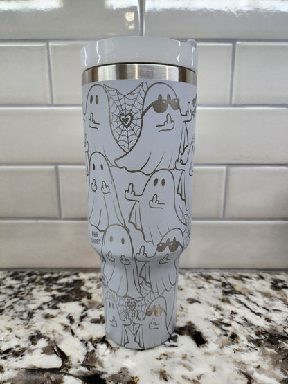 a toilet paper dispenser with a picture of animals on it