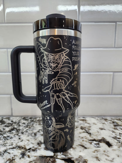 a close up of a cup on a holder