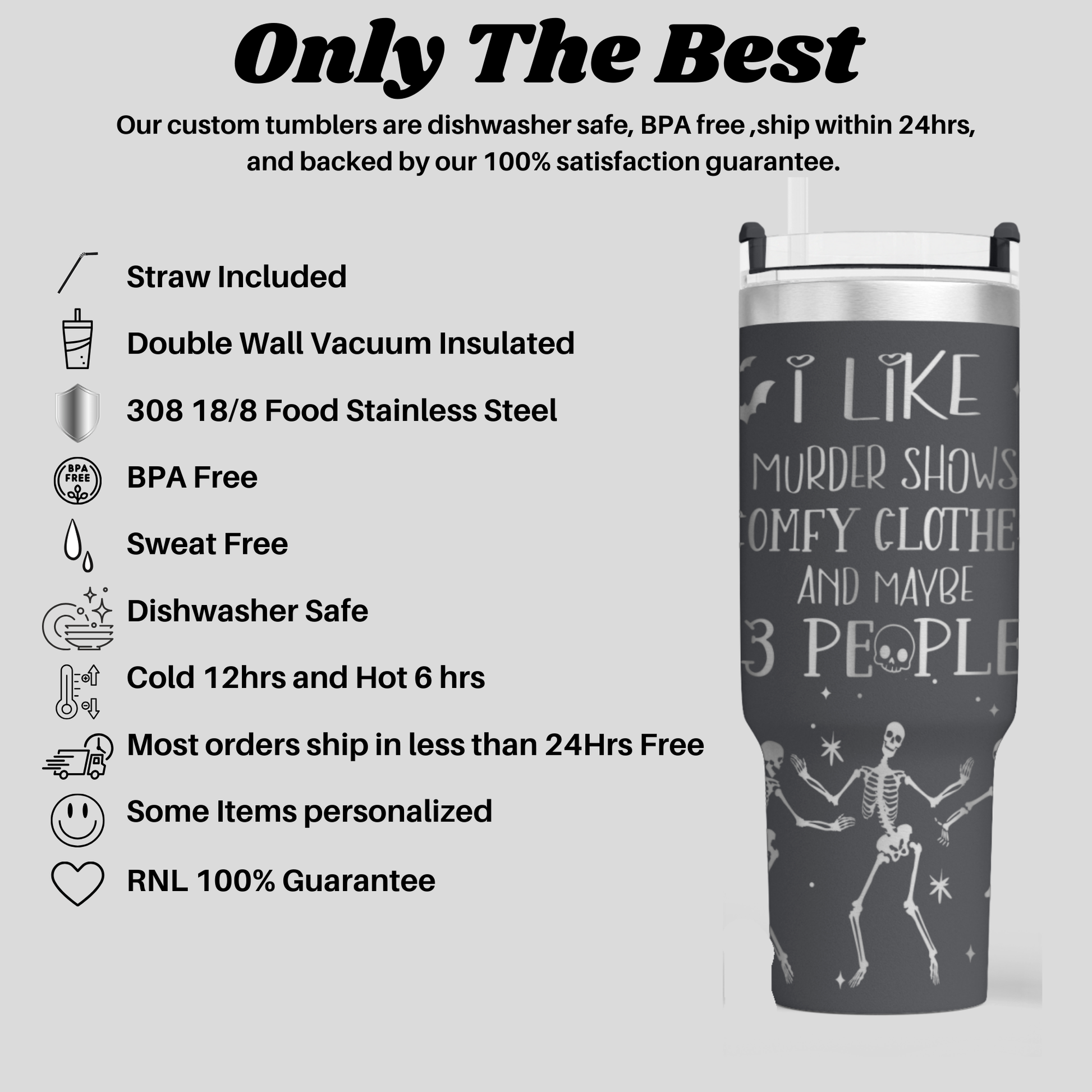 a black and white image of a cup with a skeleton on it