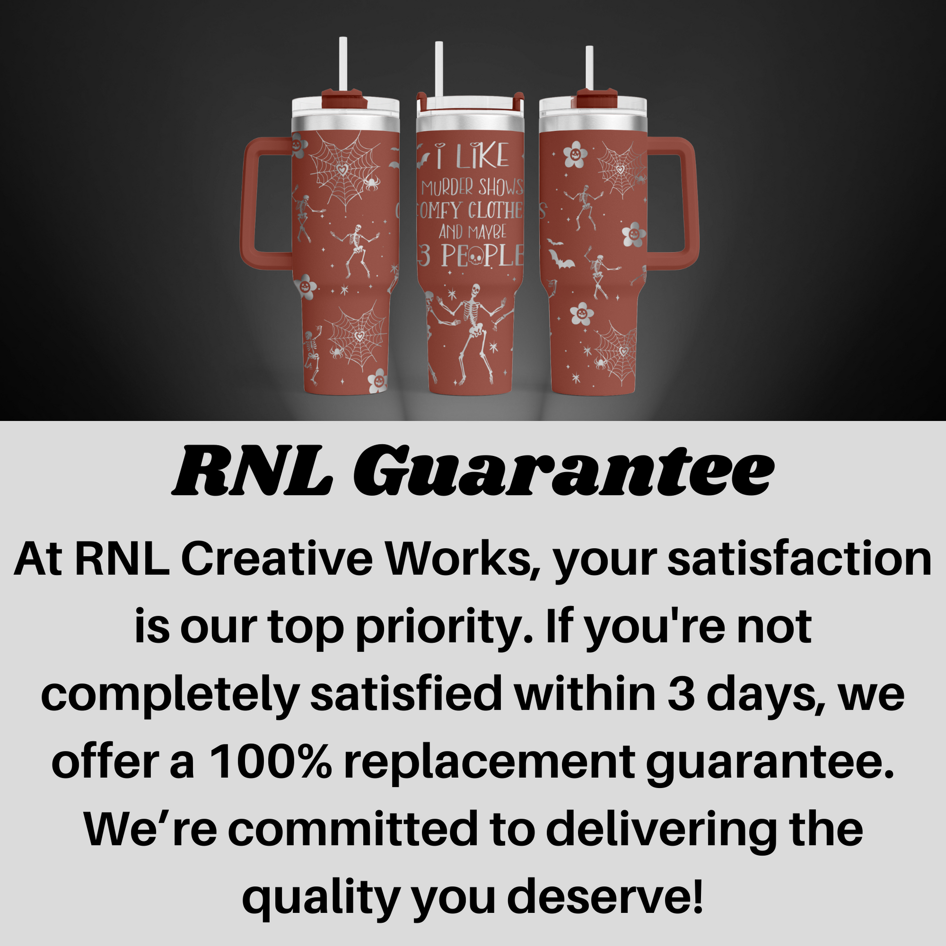 a couple of red coffee mugs sitting next to each other