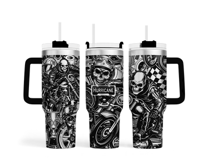 Custom Hydrojug 40 Oz traveler Black