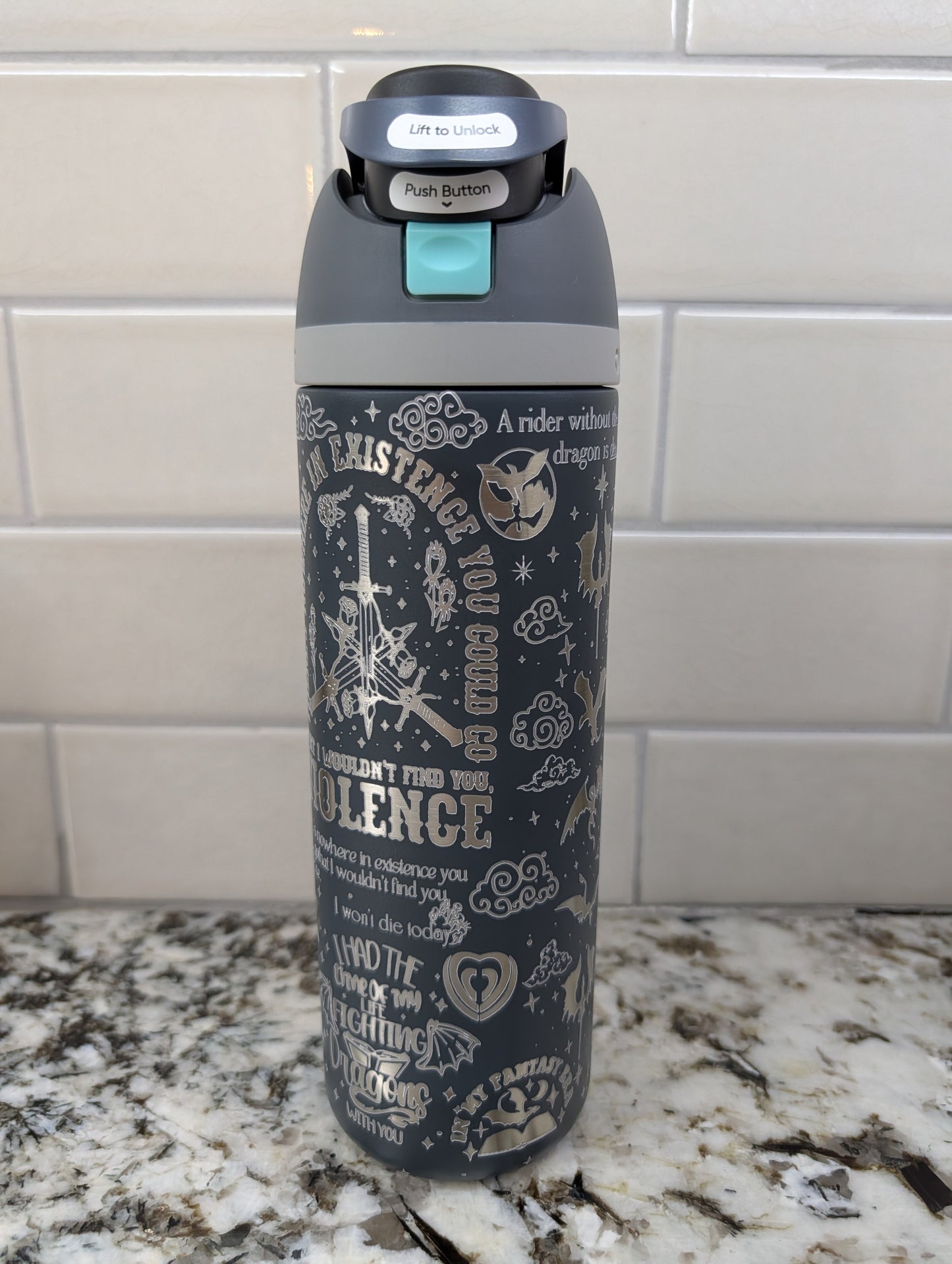 24oz Owala Fourth Wing Tumbler