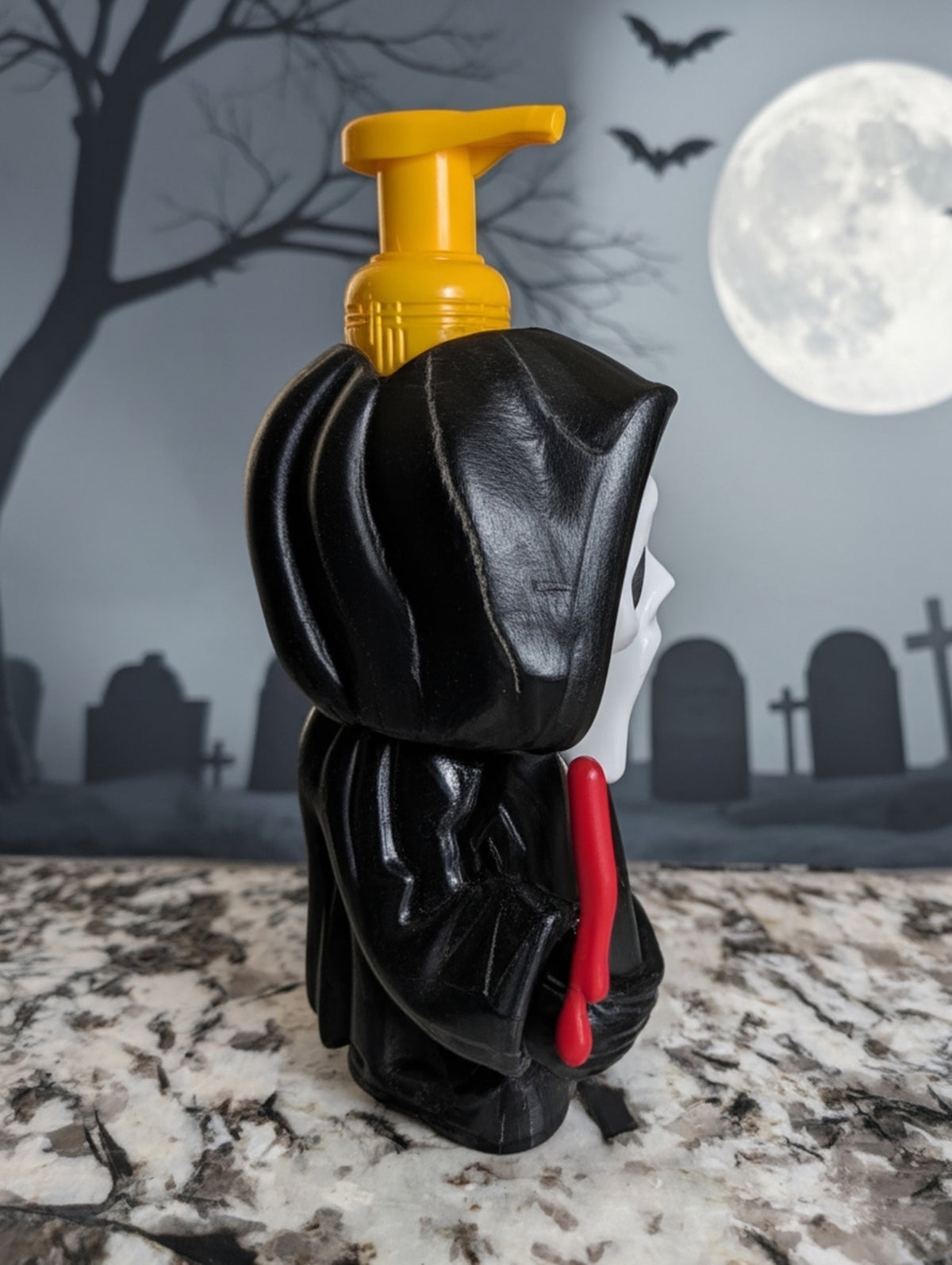 Halloween themed Scream inspired soap holder for Bath and Body Works Soaps
