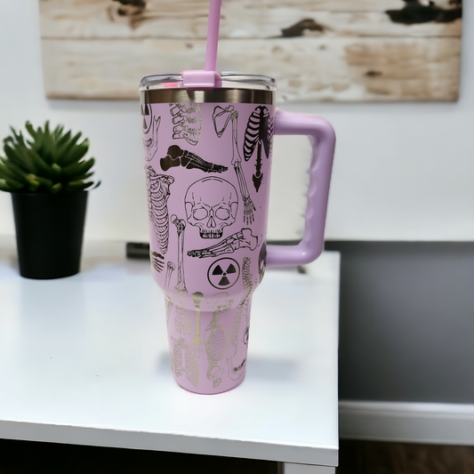 Laser-Engraved 40oz Radiologist -Themed Tumbler - Durable Stainless Steel - Perfect Gift for a Radiologist..