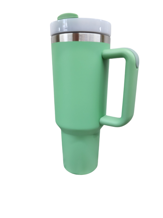 One blank  40oz Jade green tumbler
