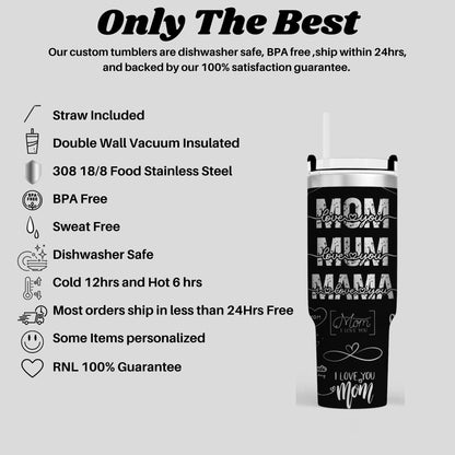 a black and white advertisement for a mother's day gift