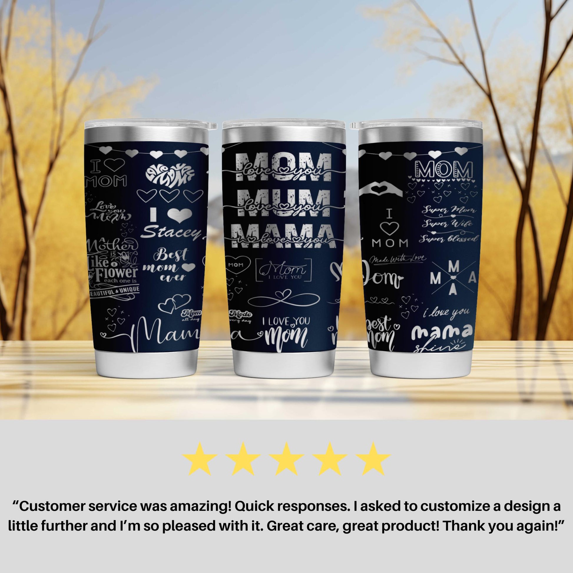 a couple of cups sitting on top of a table