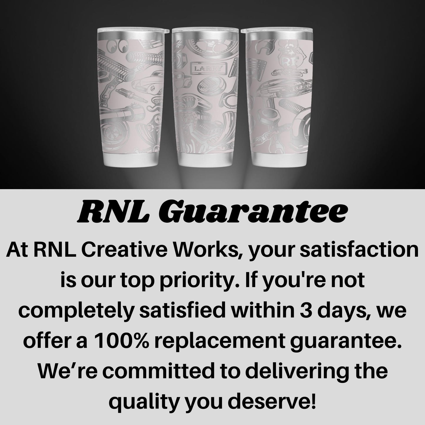 three shot glasses sitting next to each other