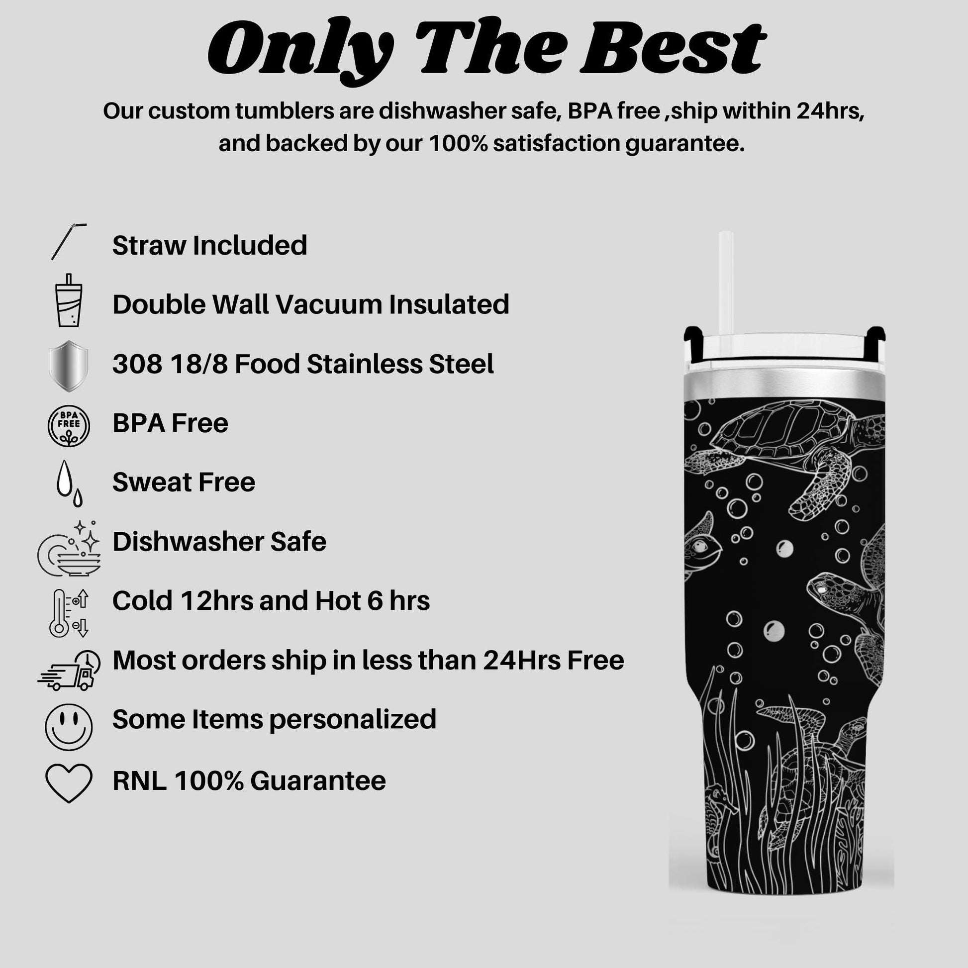 a black and white advertisement for a drink