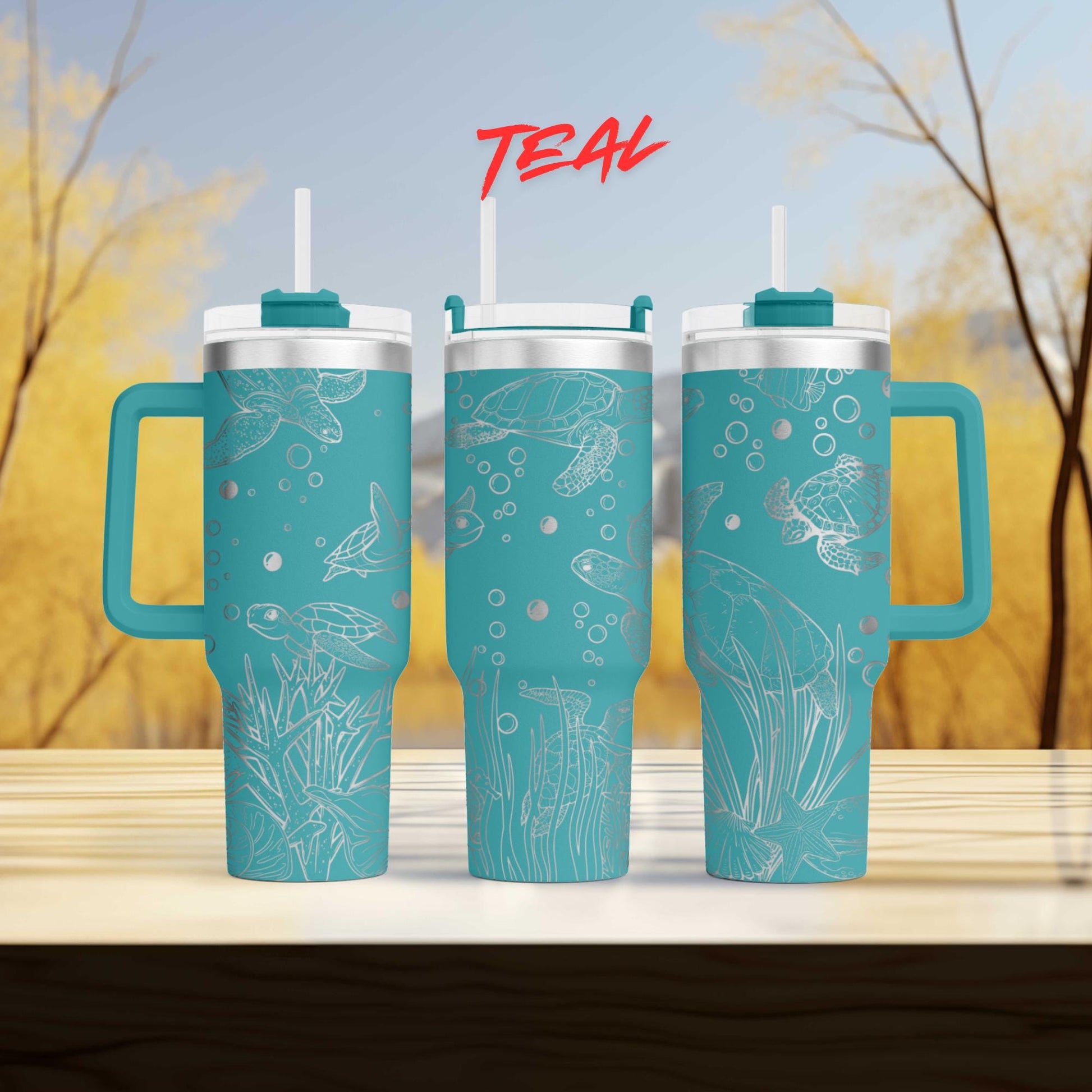 a couple of cups that are sitting on a table
