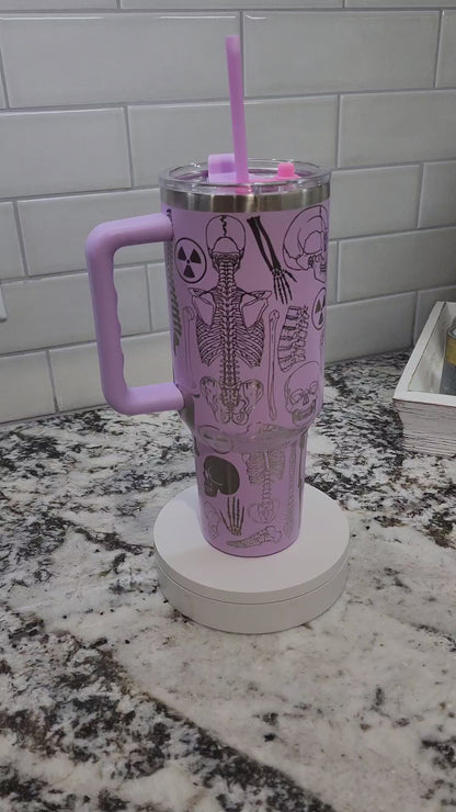 Laser-Engraved 40oz Radiologist -Themed Tumbler - Durable Stainless Steel - Perfect Gift for a Radiologist..