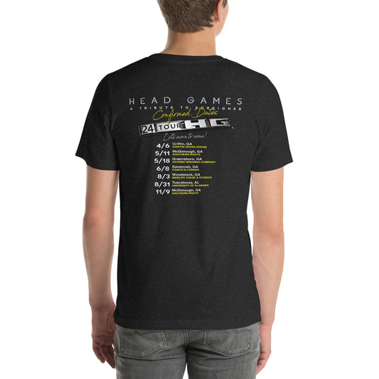 Unisex t-shirt - Head Games 2024 Tour shirt -- Limited