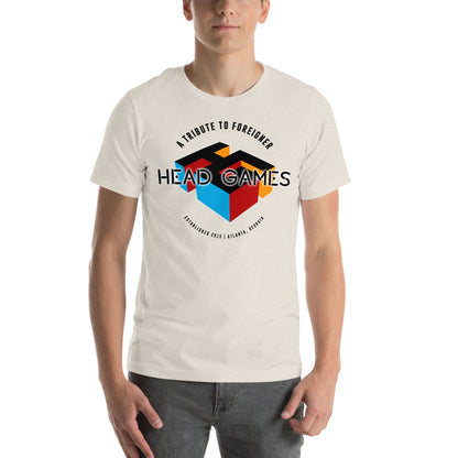 Unisex t-shirt Head Games - A Tribute Band