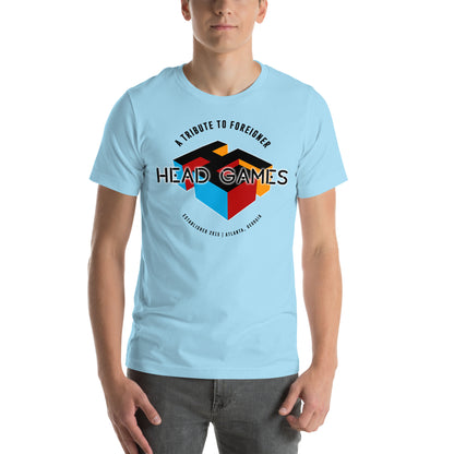 Unisex t-shirt Head Games - A Tribute Band