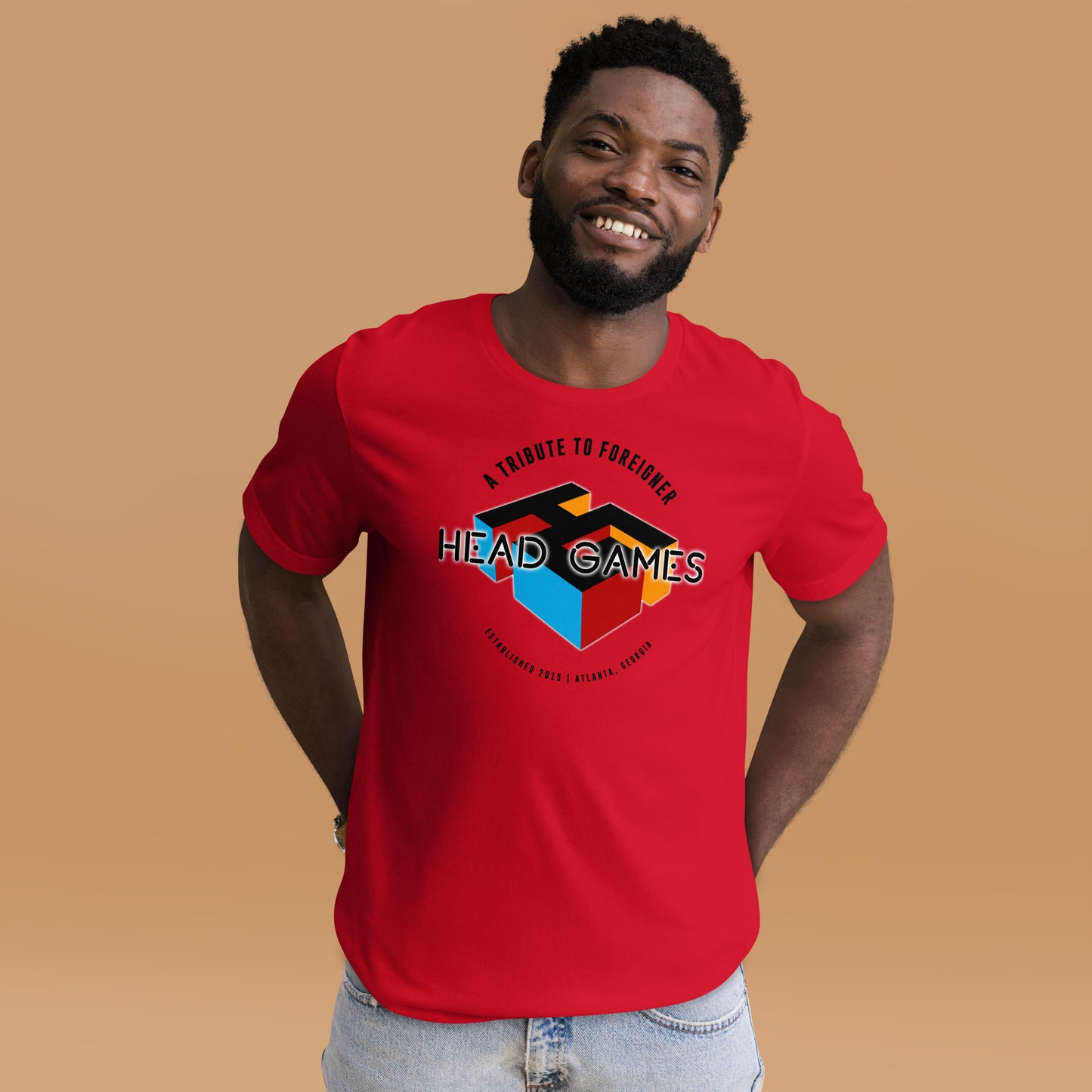 Unisex t-shirt Head Games - A Tribute Band